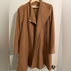 Michael Kors Womens Size XXL Camel Wool Coat